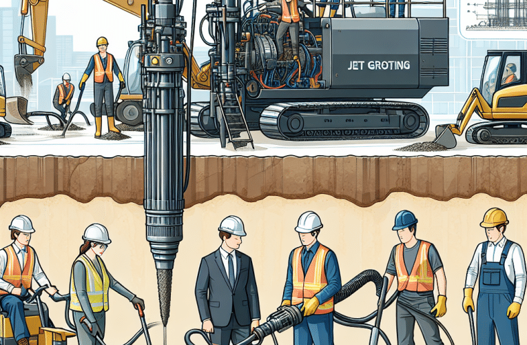 Jet grouting – nowoczesna metoda wzmocnienia gruntu w budownictwie: poradnik krok po kroku