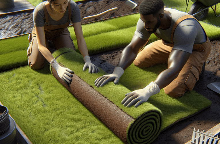 Zakładanie trawnika z rolki: krok po kroku do zielonego dywanu w Twoim ogrodzie