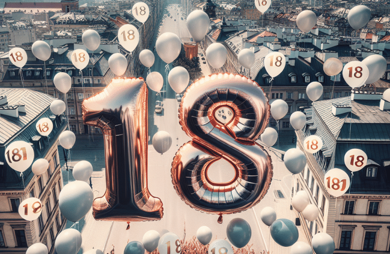 Balony na 18 urodziny w Warszawie – Jak wybrać i gdzie kupić?