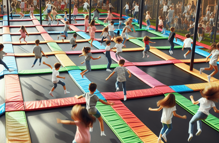 Sala zabaw z trampolinami: Jak bezpiecznie organizować dziecięce zabawy na trampolinach?