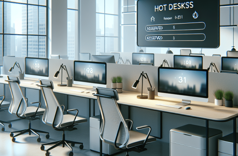 Hot desking – jak skutecznie zarządzać rezerwacją miejsc w biurze?