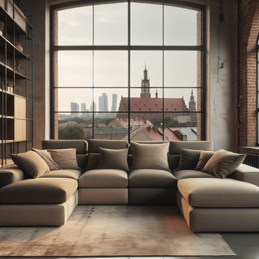 sofa modułowa łódź