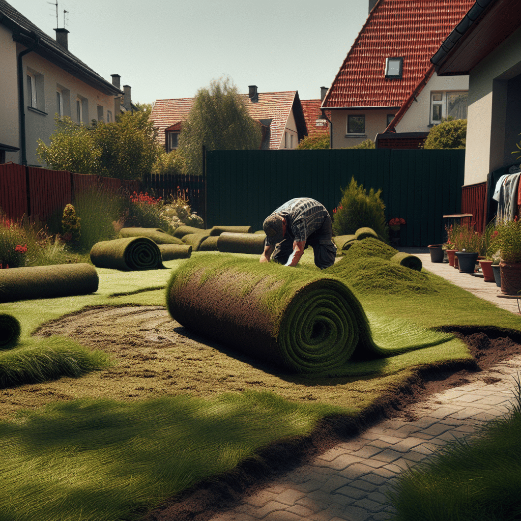 trawa z rolki poznań