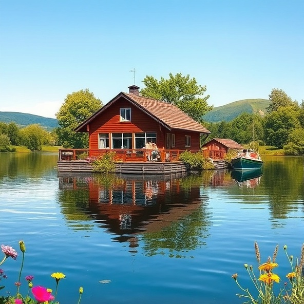 dom na wodzie mazury