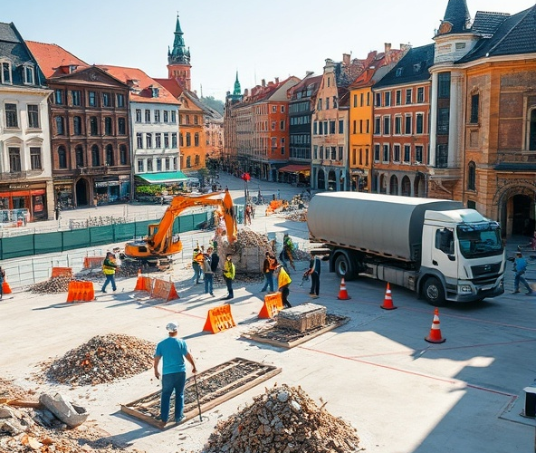 Jak skutecznie zorganizować odbiór gruzu w Łodzi? Krok po kroku do udanych działań