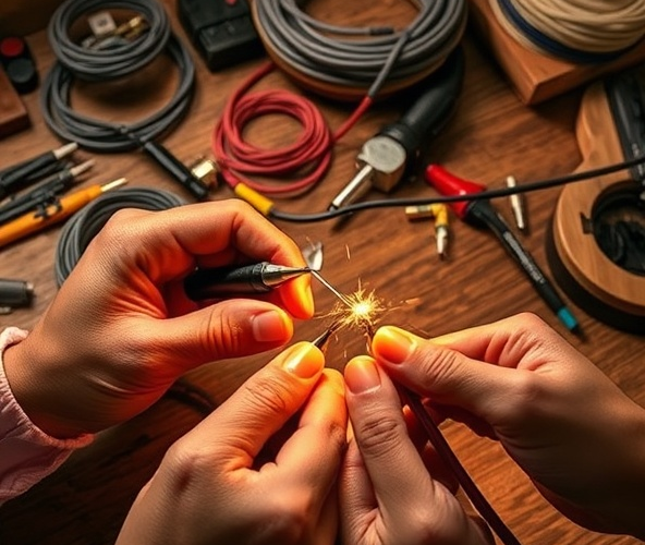 Jak skutecznie cynować kable: krok po kroku do trwałych połączeń elektrycznych