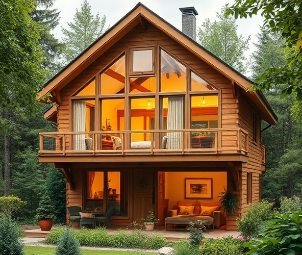 Jak zaprojektować energooszczędny dom drewniany z poddaszem dostosowany do potrzeb rodziny