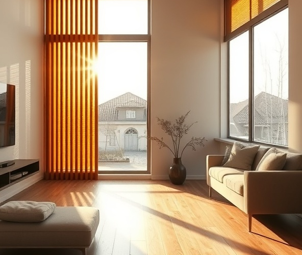 Żaluzje drewniane Piaseczno: 25 czy 50 mm na południowe okna?