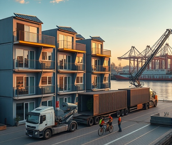 Jak wynająć kontenery mieszkalne w Szczecinie tanio z dostawą 48 h?