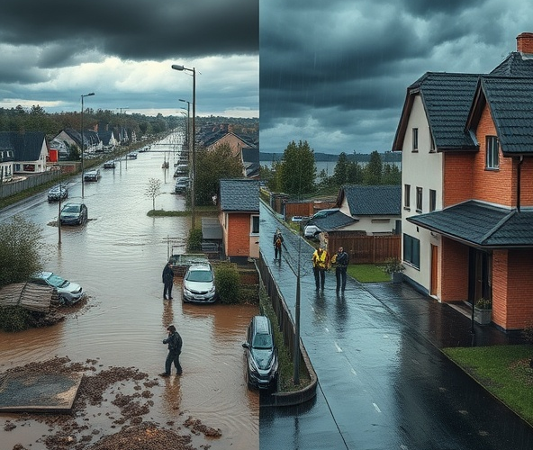 Czy ochrona czynna (aktywny system przeciwpowodziowy) zmniejszy straty właścicieli domów?
