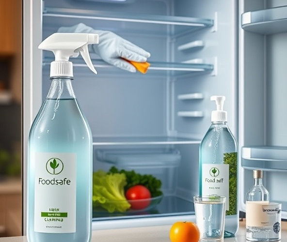 Jaki płyn do mycia lodówki z atestem do kontaktu z żywnością wybrać?