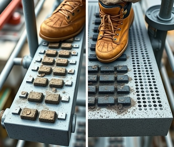 Jakie szczeble drabinowe zapewnią najlepszą przyczepność na rusztowaniach?