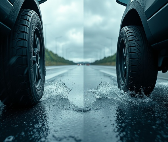 Czy zużyty bieżnik zwiększa ryzyko aquaplaningu?