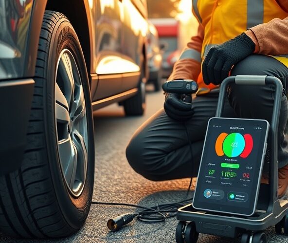 Jak wykryć przebitą oponę w samochodzie floty i skrócić postój?