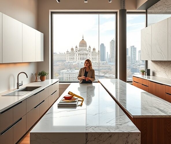 Czy blaty z spieku kwarcowego w Warszawie opłacają się bardziej niż granit?