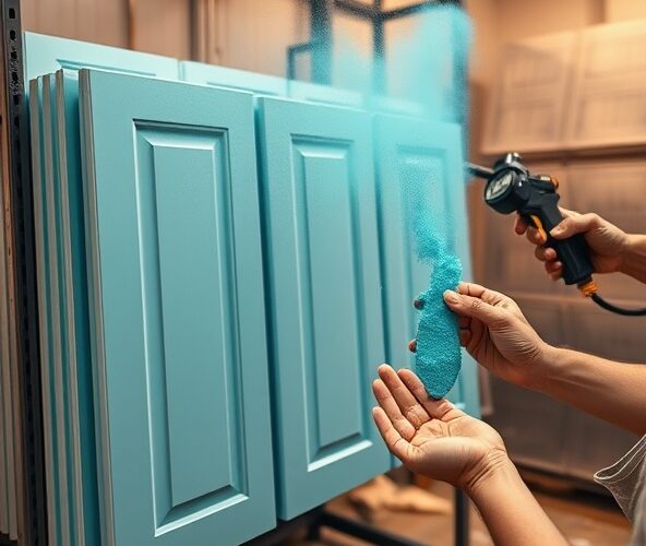 Czy malowanie proszkowe jest trwałe przy krótkich seriach mebli z MDF?