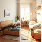 drewniane łóżka bukowe