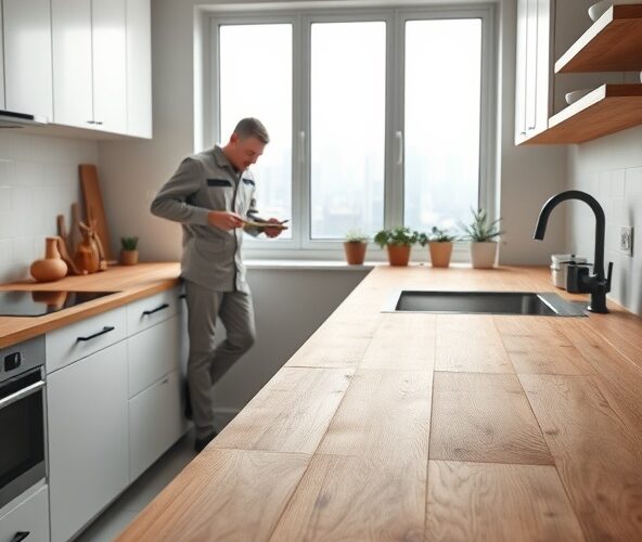 Gdzie zamówić drewniane blaty kuchenne w Warszawie z szybkim montażem?