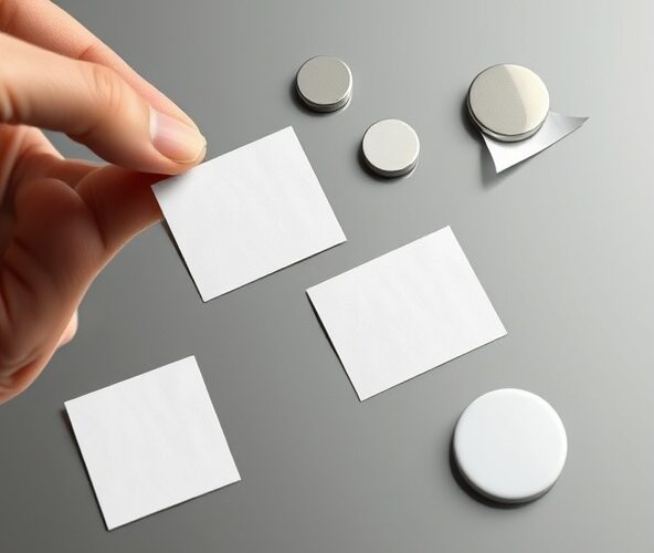 Które magnesy z klejem trzymają etykiety na laminacie bez śladów?