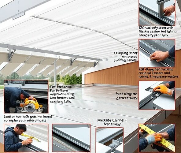 Jak montować poliwęglan komorowy na wymiar na tarasie bez przecieków?