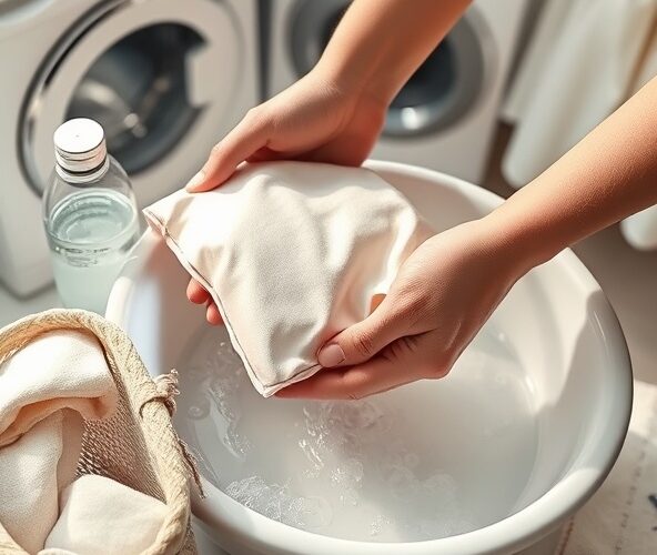 Jak prać poszewki na poduszki 40×40 z satyny bawełnianej bezpiecznie?