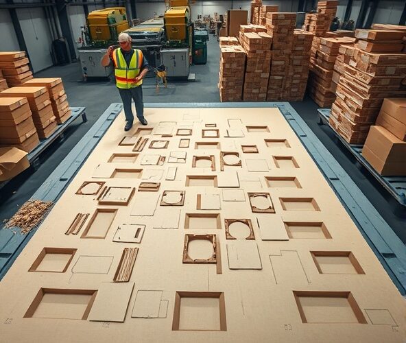 Jak obliczyć oszczędność materiału z nestingiem w produkcji kartonów?