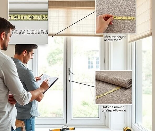 Jak dokładnie zmierzyć okno pod rolety materiałowe na wymiar?