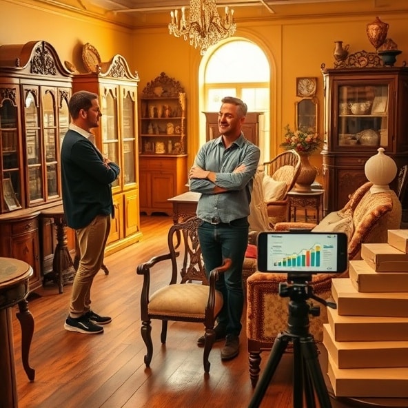 sklep z meblami antycznymi