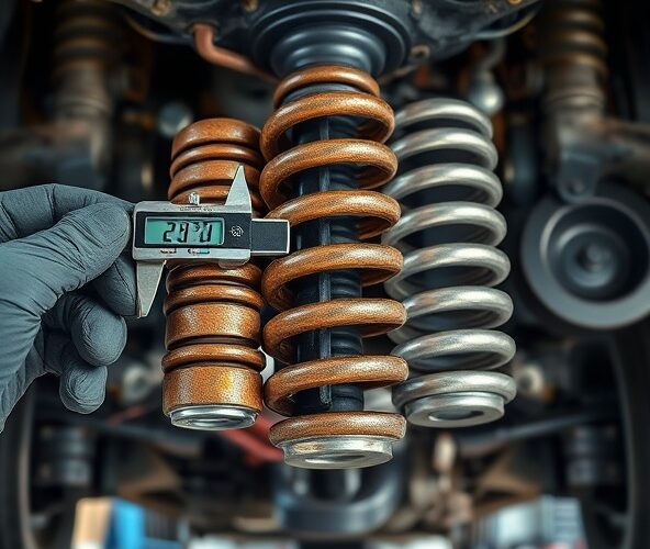 Jak sprawdzić zużycie sprężyn pomocniczych Peugeot Traveler 5?