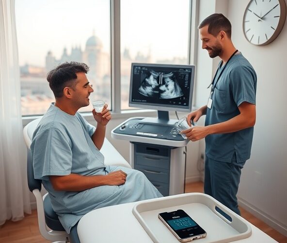 Ile wody wypić i kiedy zjeść przed prywatnym USG nerek w Warszawie?