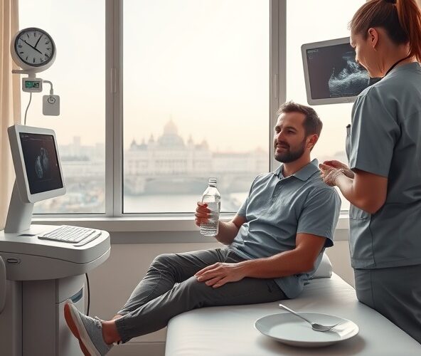 Ile wody wypić i kiedy zjeść przed prywatnym USG nerek w Warszawie?