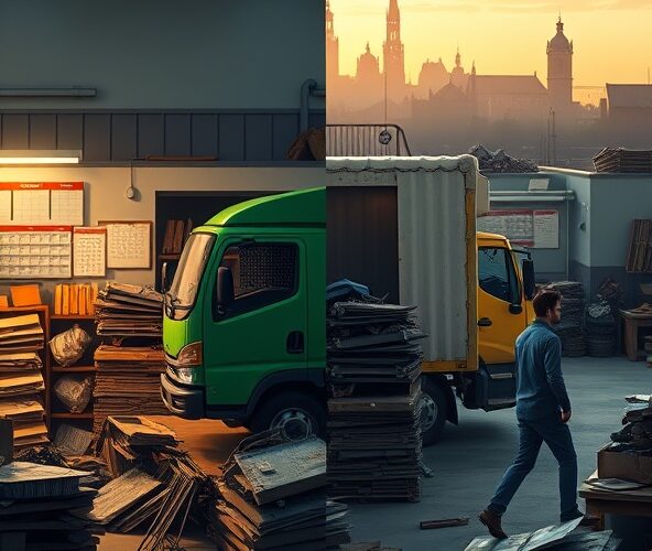 Wywóz złomu Lublin: abonament czy odbiór na wezwanie dla warsztatu?