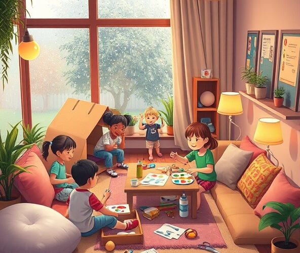 Jak przygotować ciekawe zajęcia dla dzieci 6–9 lat na deszczowy dzień?