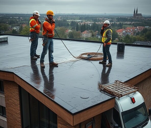 Jak zarządca zamawia awaryjną naprawę dachów płaskich w Częstochowie?