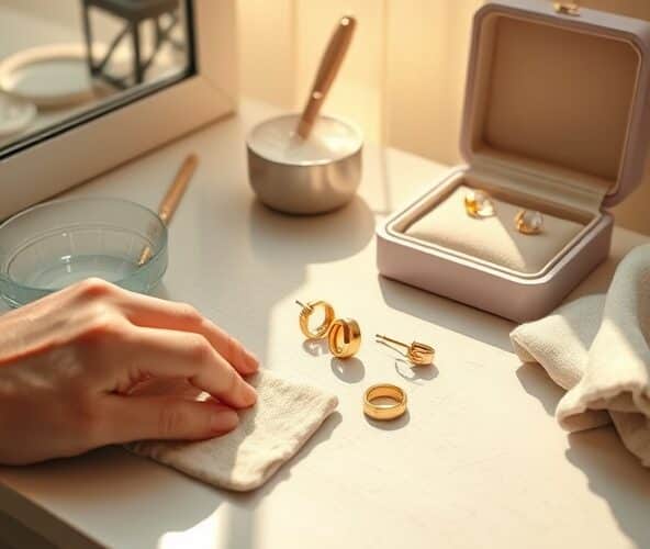 Jak dbać o kolczyki złote, by zachowały połysk dłużej?