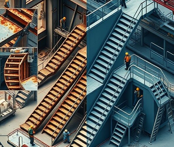 Jak zabezpieczyć konstrukcję stalowych schodów przed korozją?