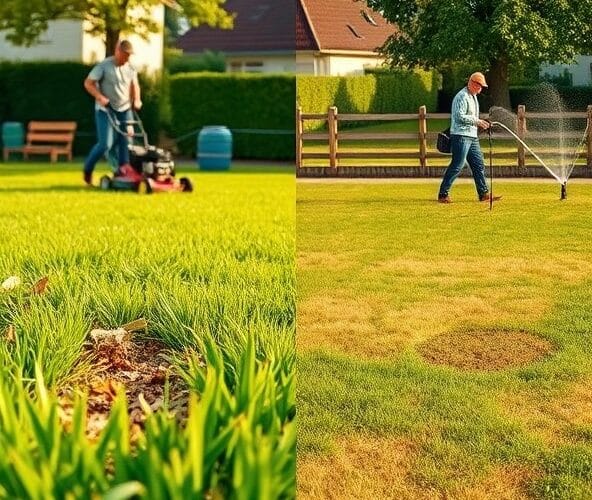 Czy mulczowanie trawników w Milanówku ogranicza podlewanie?