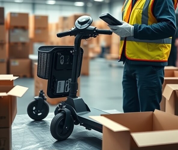 Czy kurier przyjmie wózek elektryczny z baterią Li‑ion do wysyłki?