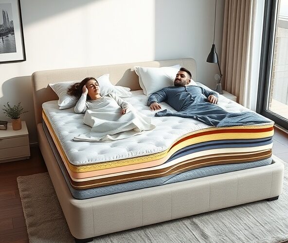 Jak dobrać materace 140×200 z dużą różnicą wagi między partnerami?