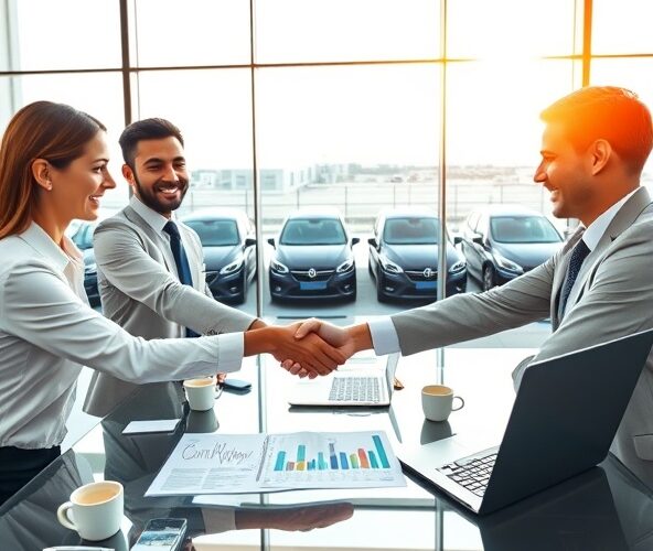 Jak wypożyczalnia samochodów pozyska 5 umów flotowych dzięki współpracy?