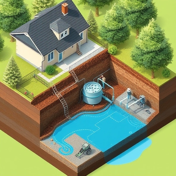 montaż przydomowej oczyszczalni ścieków