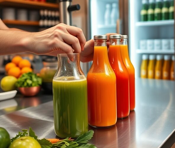 Jak przedłużyć trwałość naturalnych soków tłoczonych w małym sklepie?