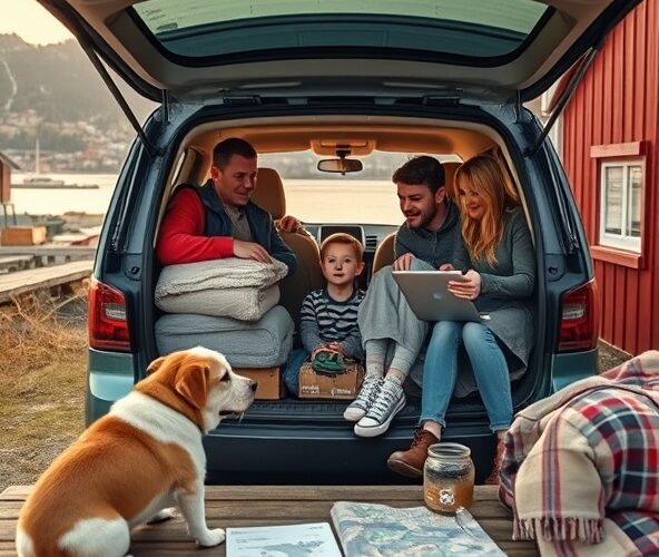 Jak obniżyć koszt przeprowadzki do Norwegii z dwójką dzieci i psem?