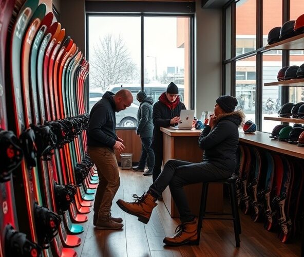 Czy wypożyczalnia snowboardów w Łodzi dopasuje buty początkującym?